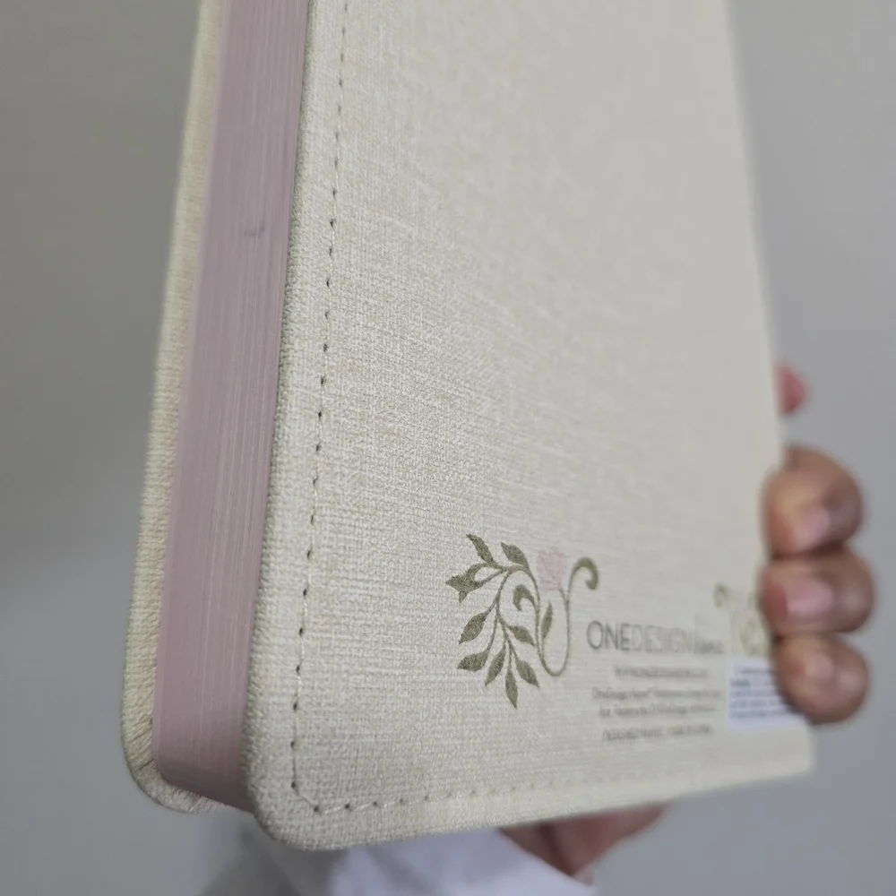 Love Is Patient, Love Is Kind Floral Home Office Planner - Cream & Pink - Picture 8 of 9